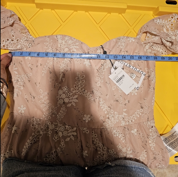 NWT dress the population river off the shoulder dress - Picture 10 of 11